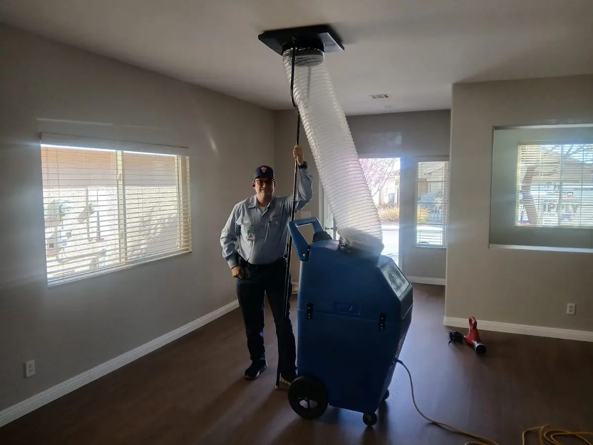 Professional Dryer Vent Cleaning work inside a Lugoff home